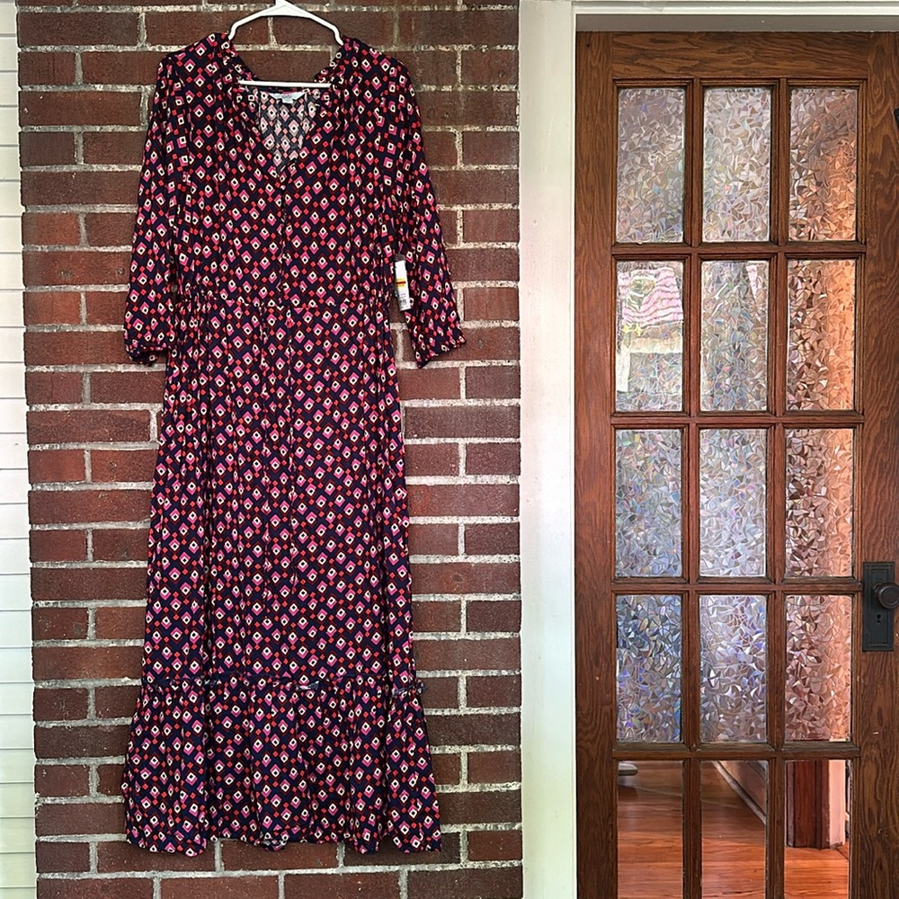 Croft and Barrow High Waisted Maxi Dress